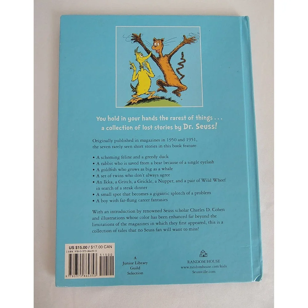 The Bippolo Seed And Other Lost Stories Book By Dr. Seuss Hardcover